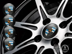 Porsche Etichetta Cupola Edizione Decalcomania Cerchio Qualità